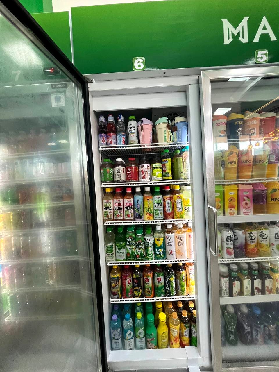 MAO drinks fridge